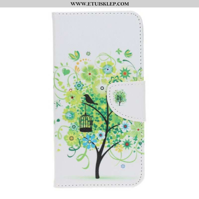 Etui Folio do iPhone 13 Pro Kwitnące Drzewo